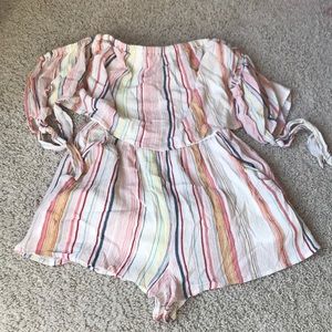 Off the shoulder romper